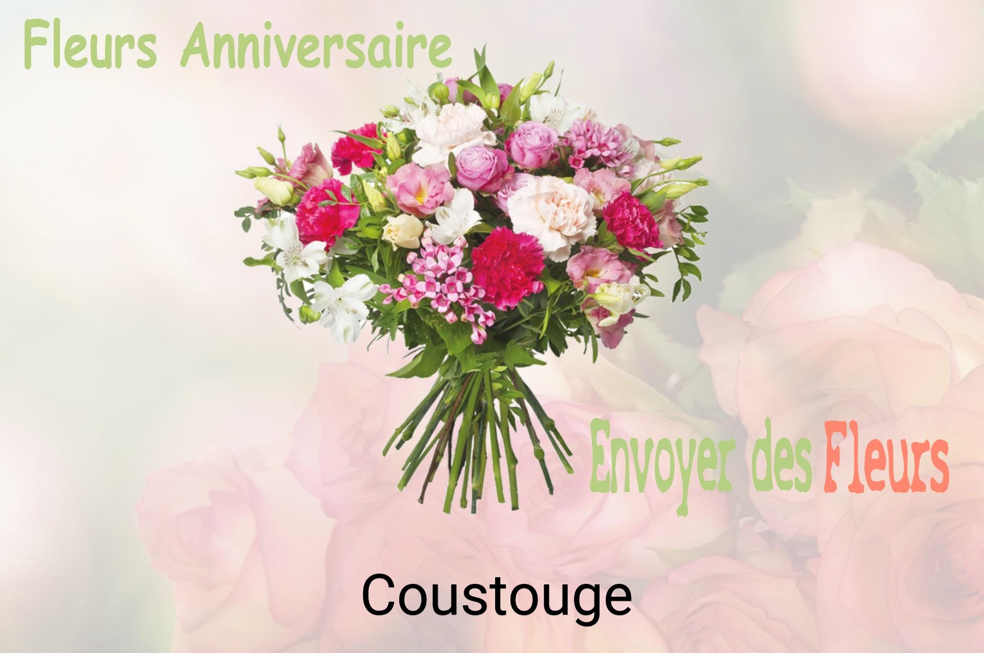 Bouquet de fleurs d’anniversaire livré à Coustouge